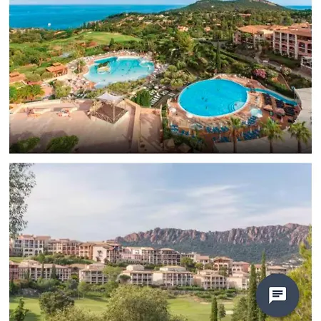 Cap Esterel 4 Pers Equipe, Belle Vue Golf, Centre Village Pierre & , Parking Inclus Et 5 Piscines Acces Gratuit, Clim, Wifi, Tv, Lave-vaisselle Et Lave-linge,four, Plancha شقة