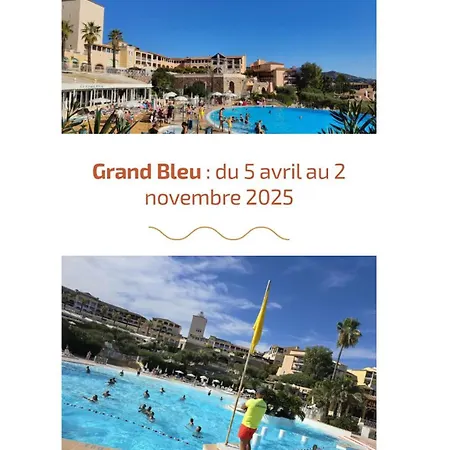 Апартаменты Cap Esterel 4 Pers Equipe, Belle Vue Golf, Centre Village Pierre & , Parking Inclus Et 5 Piscines Acces Gratuit, Clim, Wifi, Tv, Lave-vaisselle Et Lave-linge,four, Plancha Сен-Рафаэль