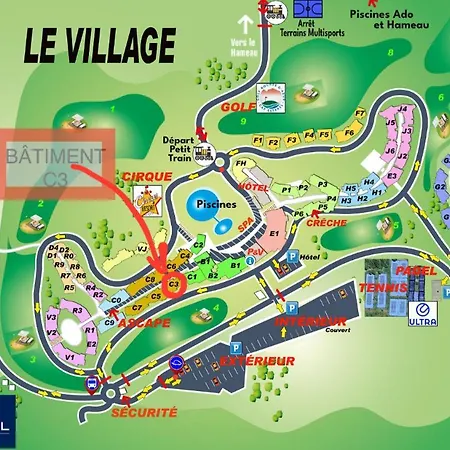 Apartment Cap Esterel 4 Pers Equipe, Belle Vue Golf, Centre Village Pierre & , Parking Inclu Et 5 Piscines Acces Gratuit, Clim, Wifi, Tv, Lave-vaisselle Et Lave-linge,four, Plancha