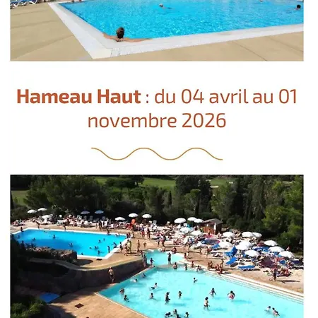 Cap Esterel 4 Pers Equipe, Belle Vue Golf, Centre Village Pierre & , Parking Inclus Et 5 Piscines Acces Gratuit, Clim, Wifi, Tv, Lave-vaisselle Et Lave-linge,four, Plancha شقة